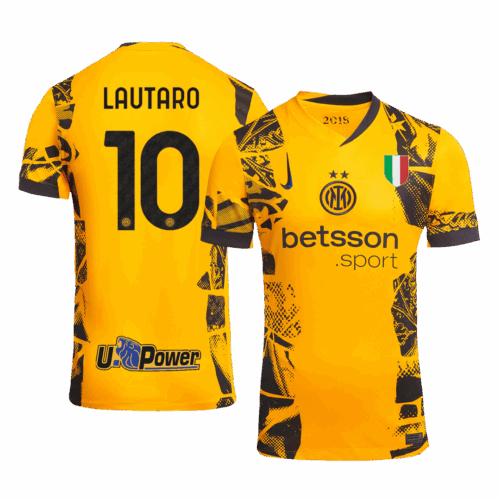 Men's LAUTARO #10 Inter Milan Third Away Soccer Jersey Shirt 2024/25 - Fan Version