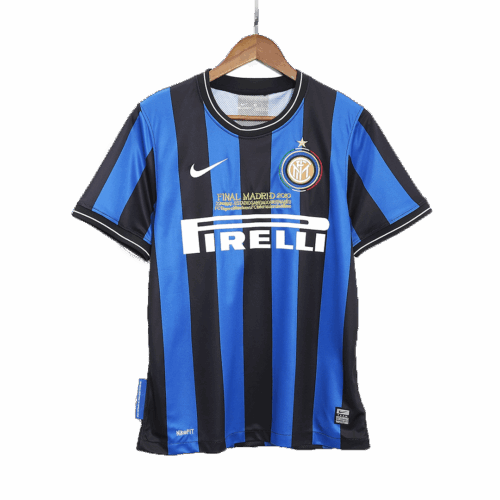 UCL Final Men's Retro 2009/10 Inter Milan UCL Final Home Soccer Jersey Shirt