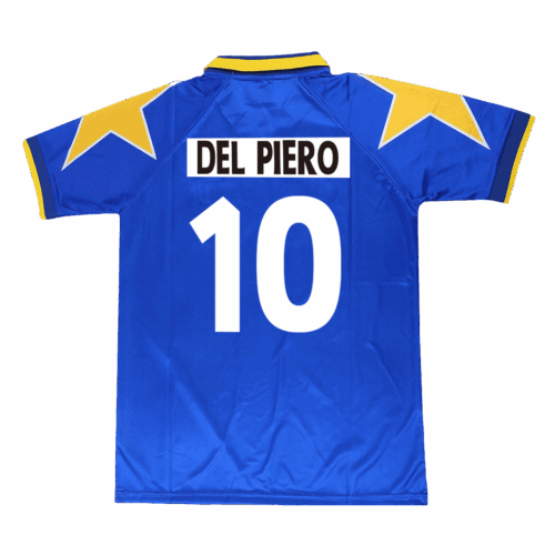 Men's Retro 1995/96 DEL PIERO #10 Juventus Third Away Soccer Jersey Shirt