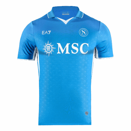 Men's Authentic Napoli Home Soccer Jersey Shirt 2024/25 - Player Version