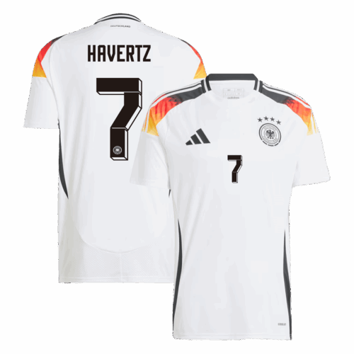 Premium Quality Men's HAVERTZ #7 Germany Home Soccer Jersey Shirt Euro 2024 - Fan Version