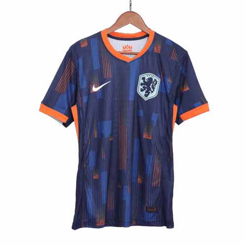 Men's Authentic Netherlands Away Soccer Jersey Shirt EURO 2024 - Player Version