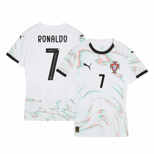Women's RONALDO #7 Portugal Away Soccer Jersey Shirt 2025 - Fan Version